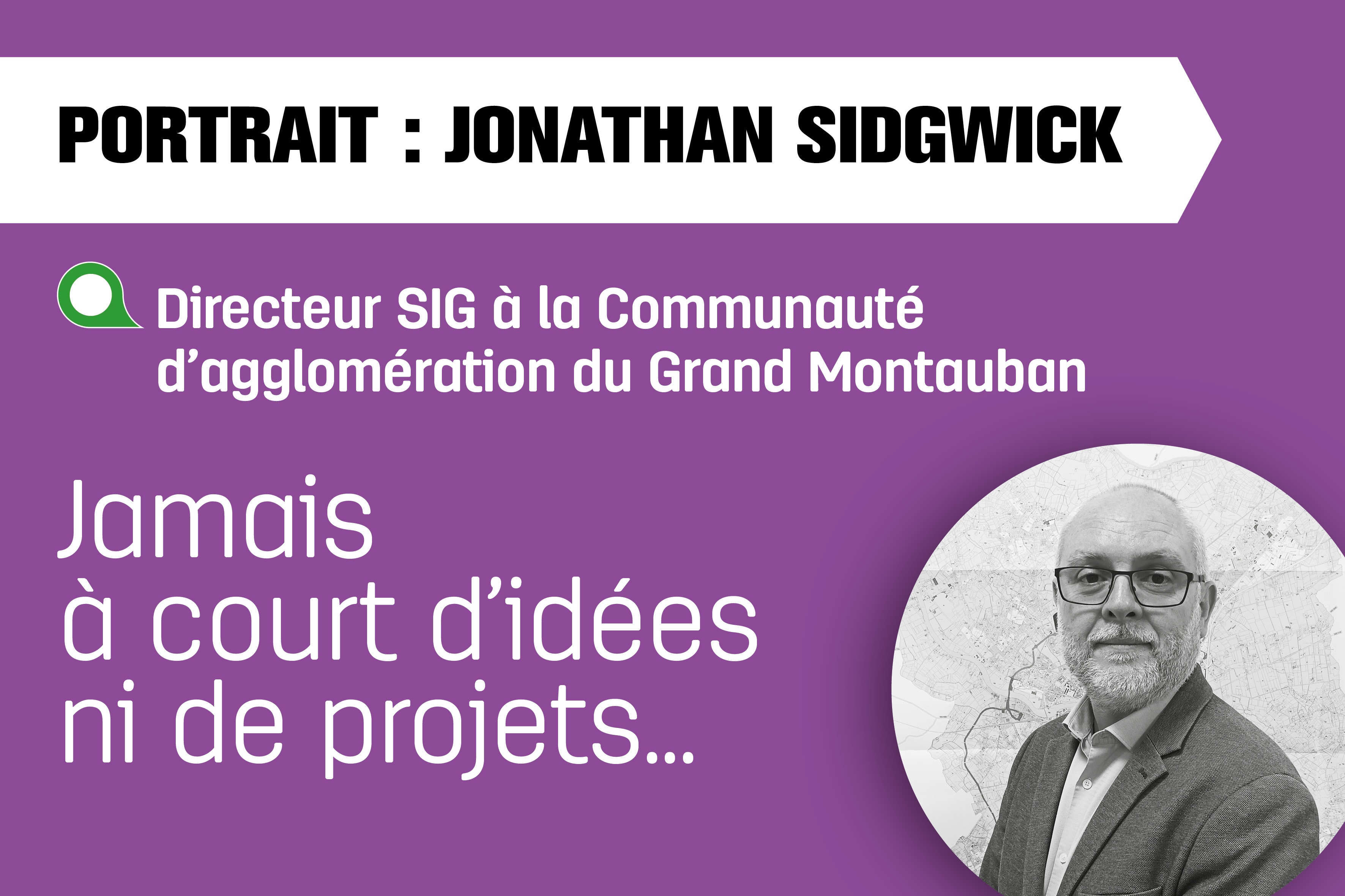 Jonathan Sidgwick, jamais à court d’idées ni de projets 